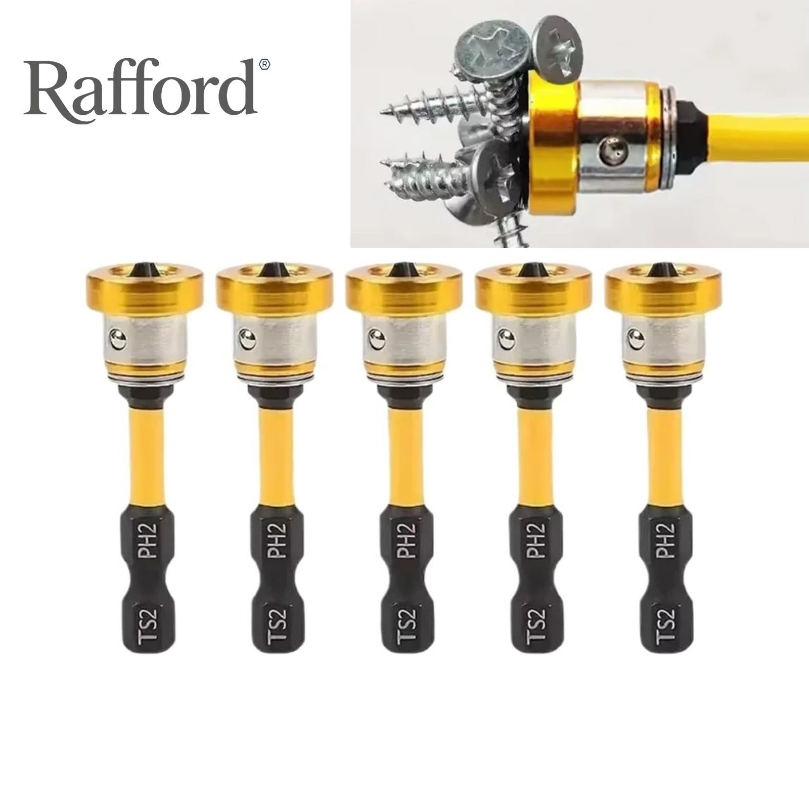 Magnetic Drill Press - Set Mata Obeng Drywall Magnetik Rafford,