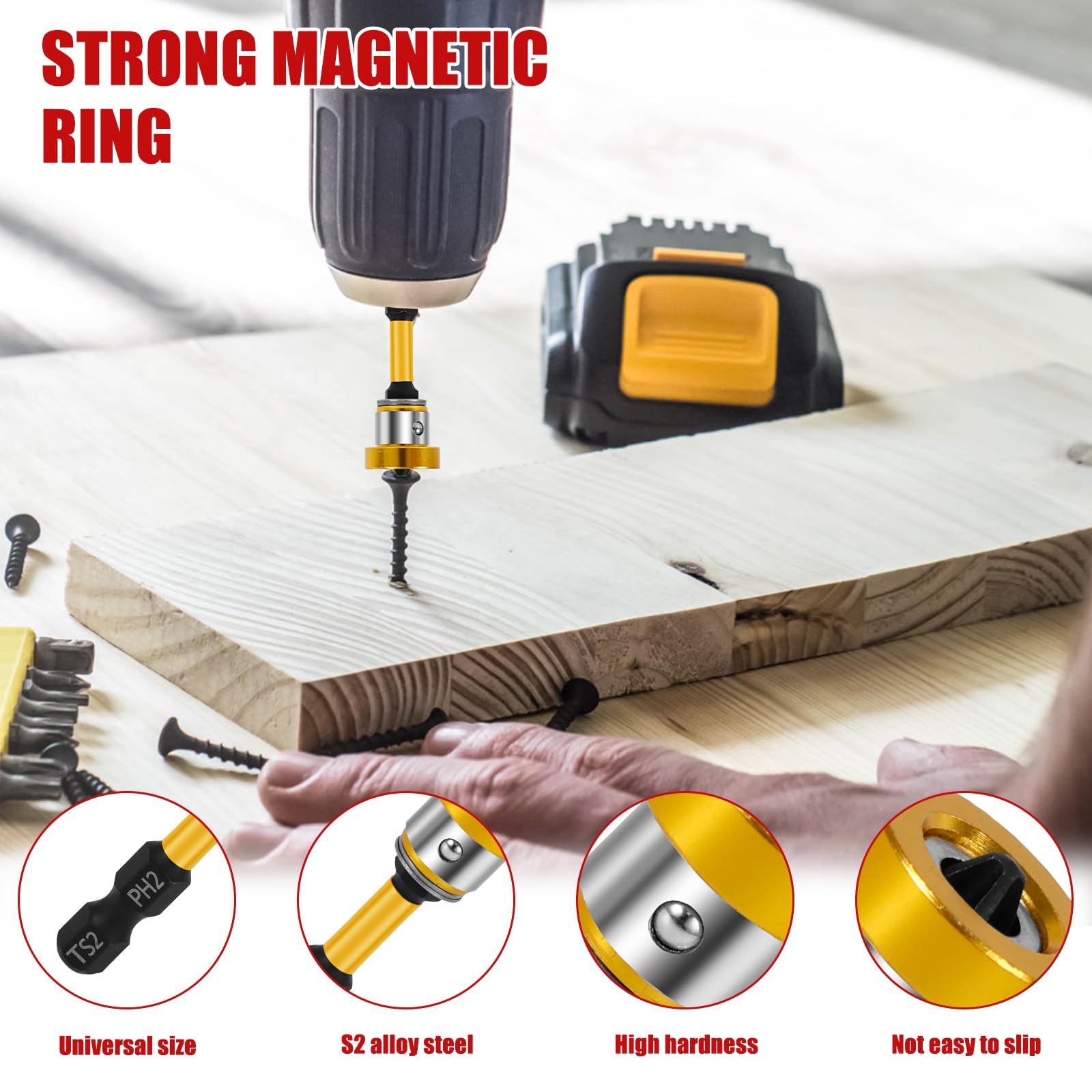 Set Mata Obeng Drywall Magneti - Magnetic Drill Press ulasan dan harga
