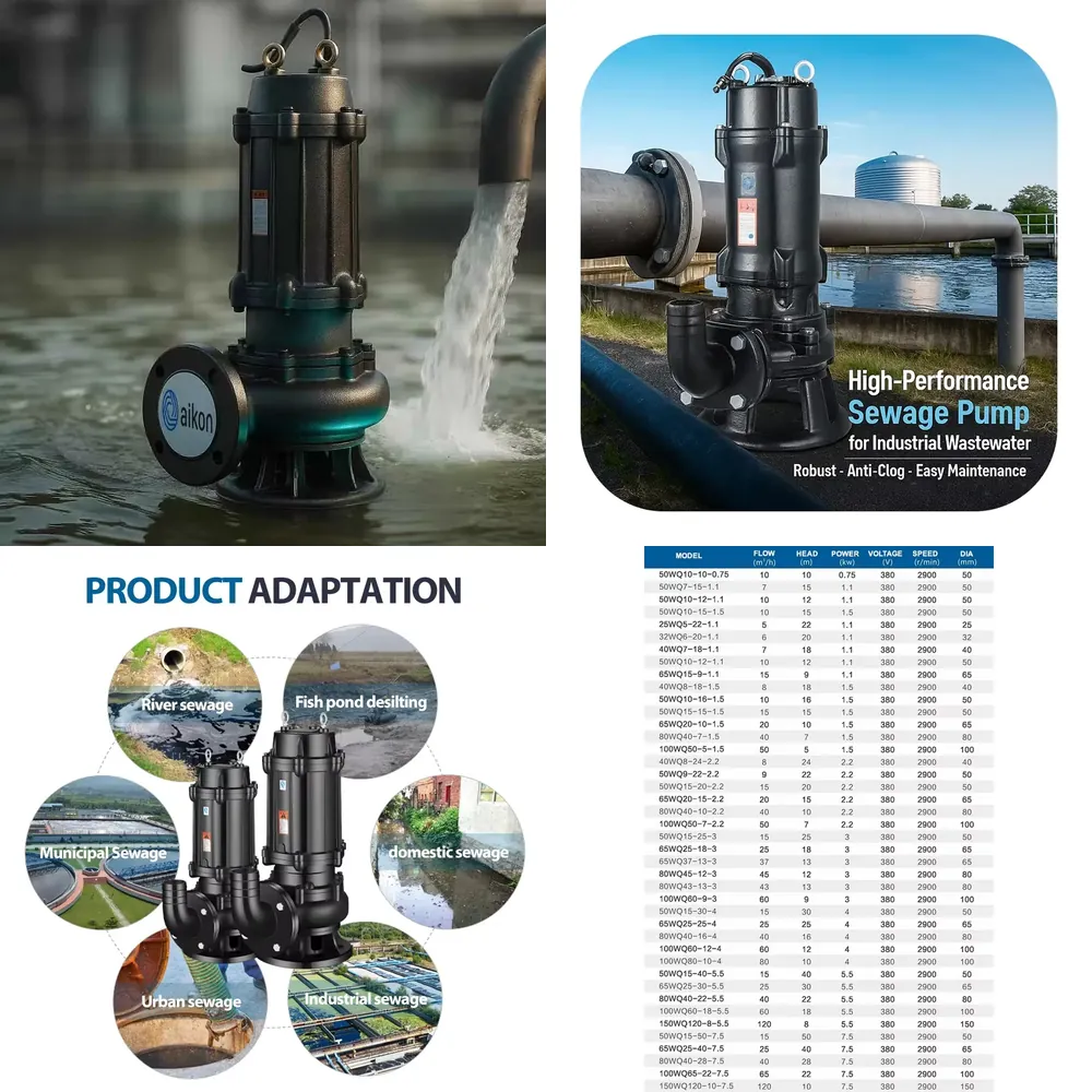 Pompa Air Limbah Submersible 5 - Submersible Pump Sewage ulasan dan harga