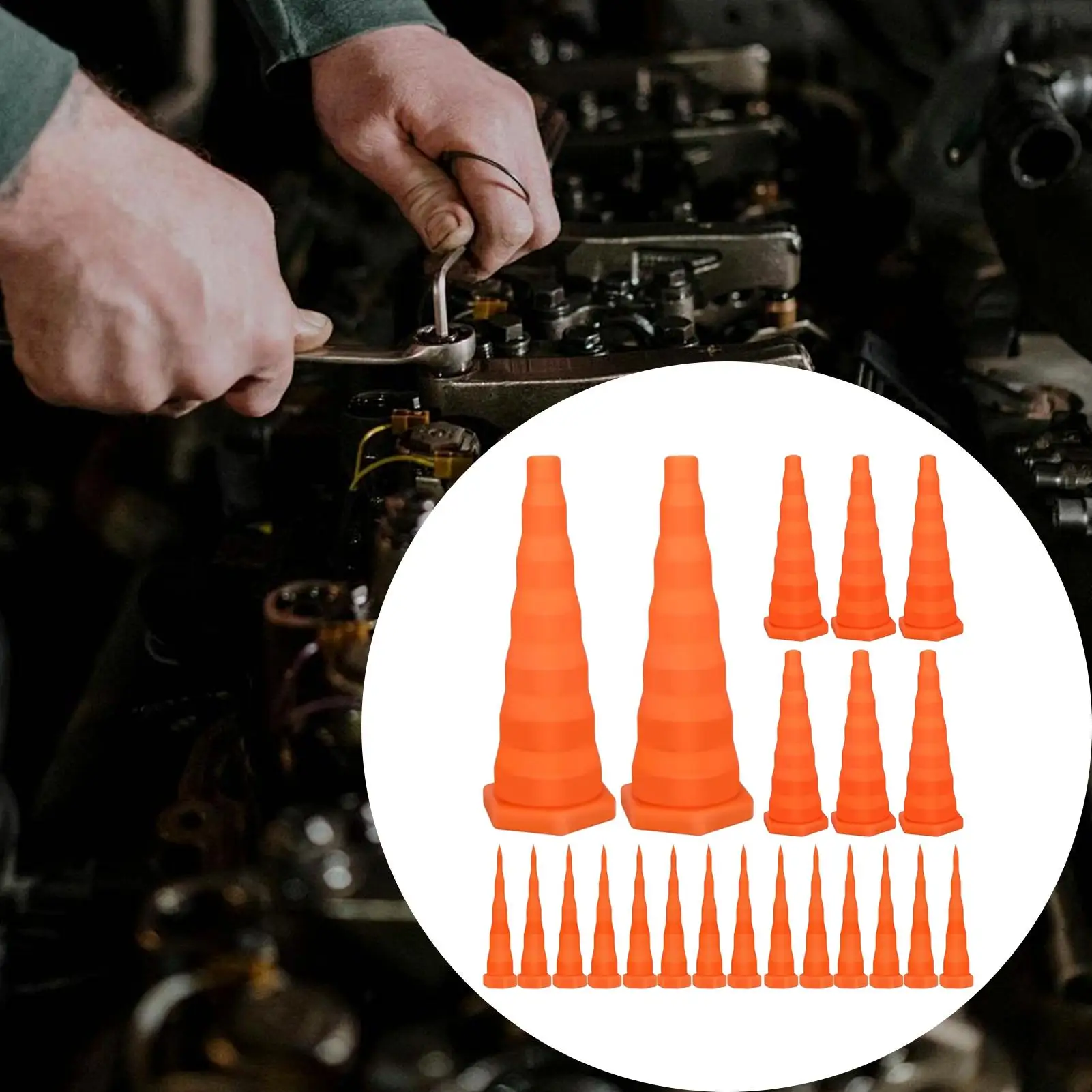 22Pcs Sumbat Karet Servis Oli  - Heavy Equipment Freeport ulasan dan harga
