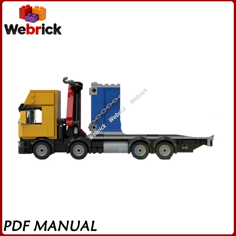 Truk Derek Berat 8x4 MOC, Blok - Heavy Equipment Engineering ulasan dan harga