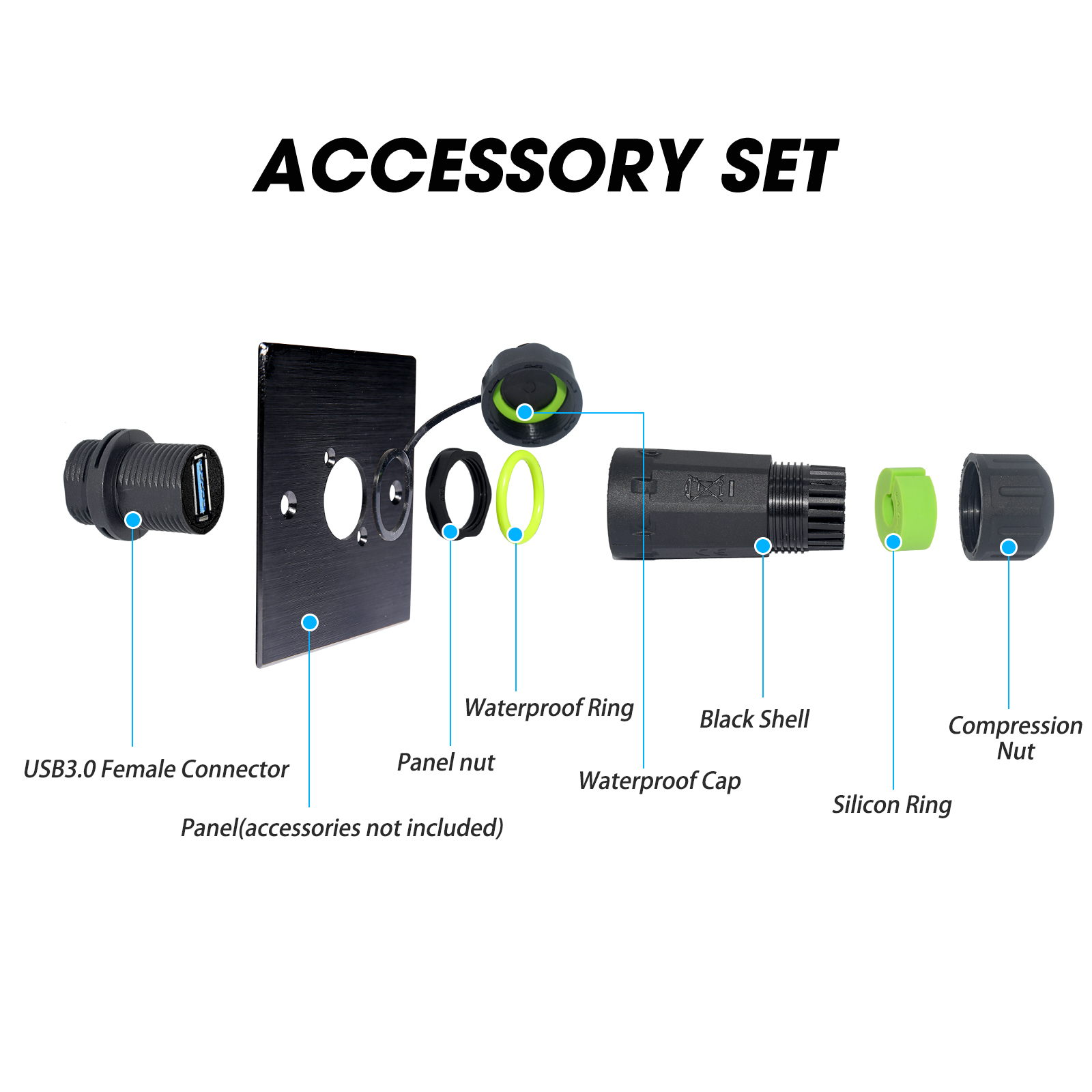 Konektor Panel Mount USB3.0 Ta - Heavy Equipment Freeport ulasan dan harga